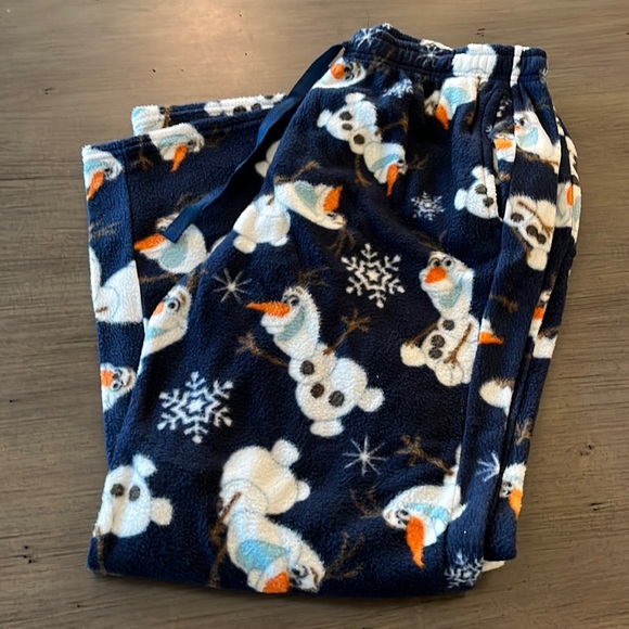Disney Intimates & Sleepwear Disney Frozen Olaf Pajama Pants Poshmark